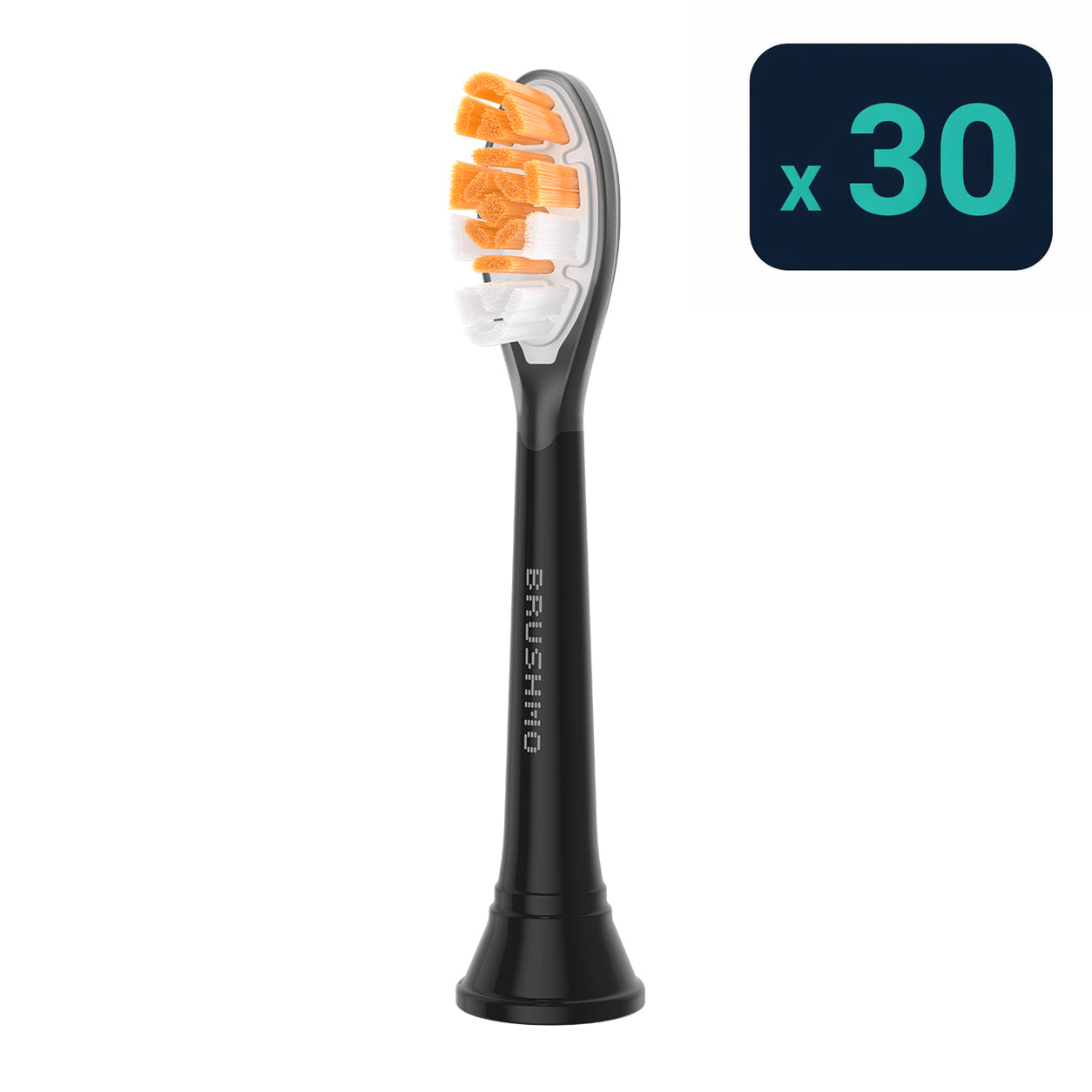 All-in-One Toothbrush Heads BM994 Black Compatible with Philips Sonicare - 30 Packs