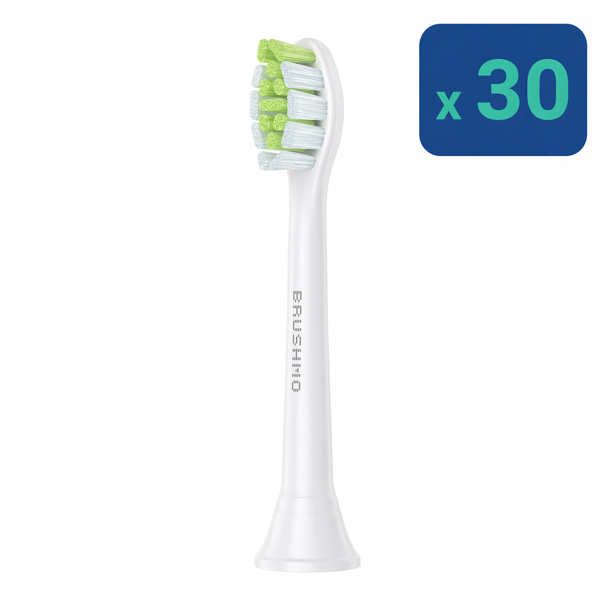 Whitening Toothbrush Heads BM668 White Compatible with Philips Sonicare - 30 Packs