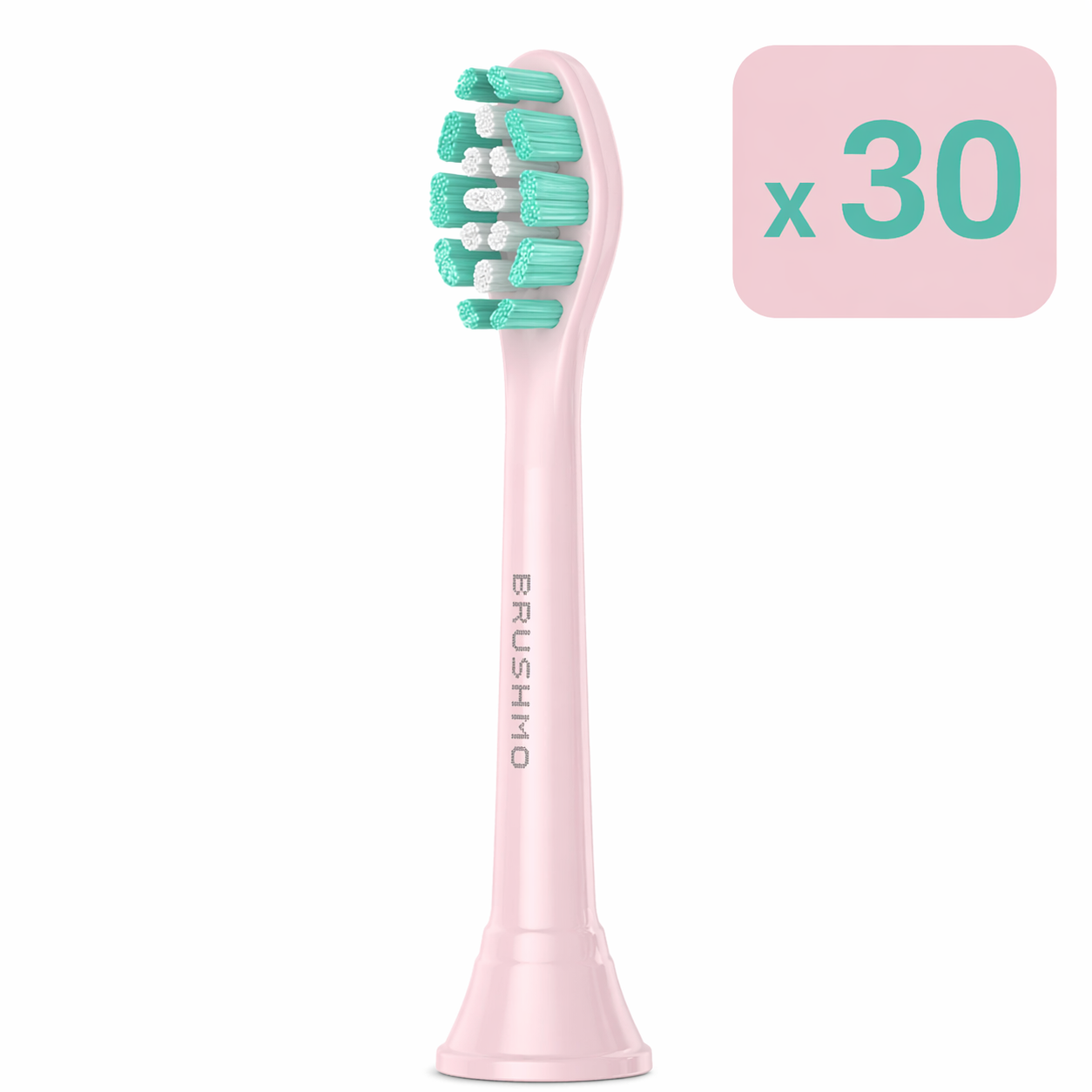 Plaque Control Toothbrush Heads BM928pk Pink Compatible with Philips Sonicare - 30 Packs